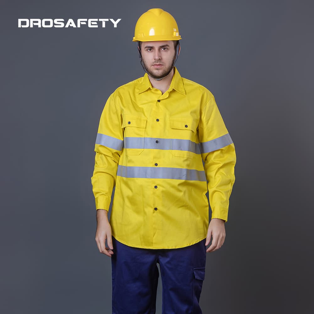 電子石油化工精密儀器制造防靜電工作襯衫